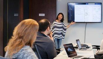 This is a picture of Michelle Huff, Act-On Software's CMO