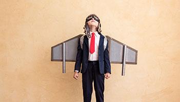 This picture shows someone pointing to the word Content. Content marketing is a key building your B2B business. Follow these five techniques to building a successful content marketing program.