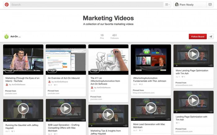ActOnPinterestVideos