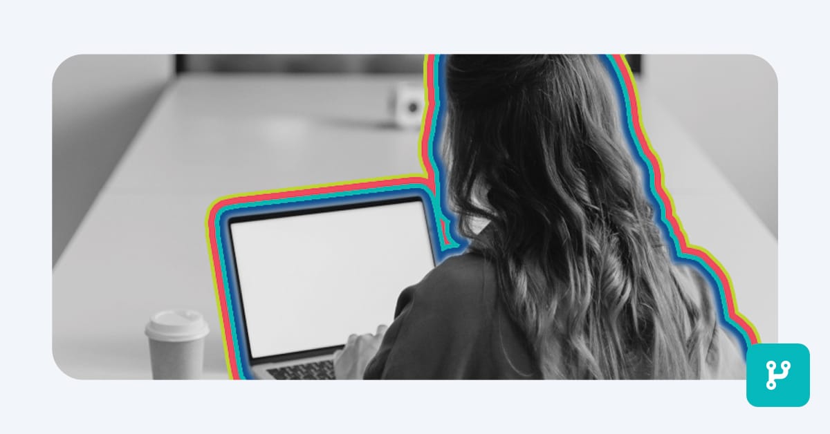 Woman working on automated customer segmentation.