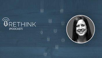 This is a picture of Cathy McPhillips, who was interviewed on the Rethink Podcast discussing why marketers should consider a digital asset management tool