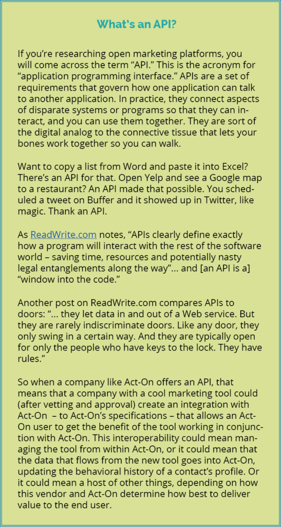 What's an API?